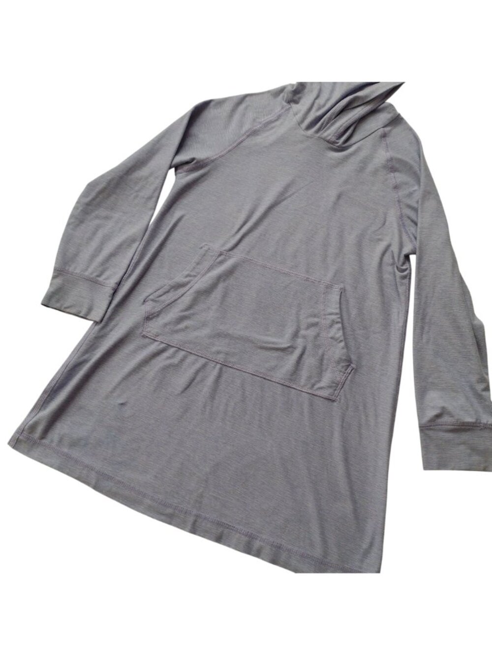 Hanna Andersson Girls Sunblock Dress 5 Lavender Hooded Tunic 110 cm - Picture 5 of 8